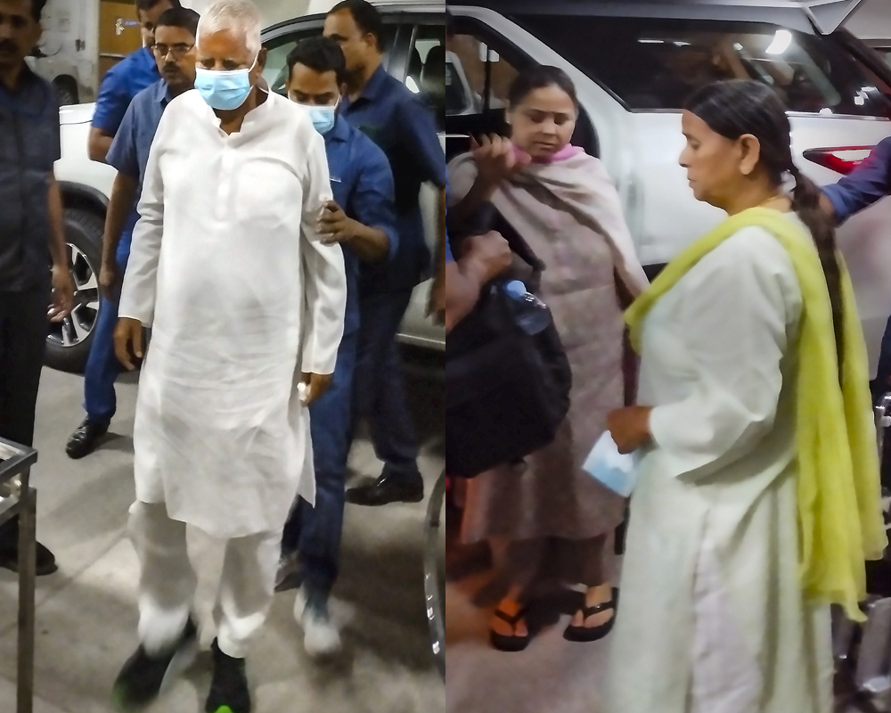 Land for jobs scam: Delhi court gives bail to Lalu, Rabri and daughter Misa Bharti