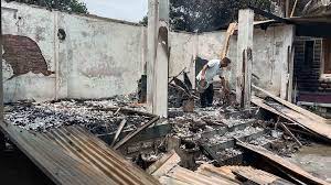 Fresh violence in Manipur's Imphal, two houses torched