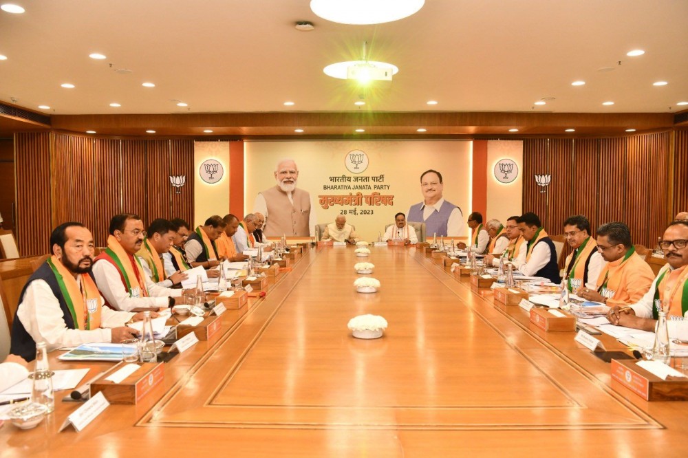 Delhi: PM Modi holds discussions on 2024 Lok Sabha elections in meeting with CMs of BJP-ruled states