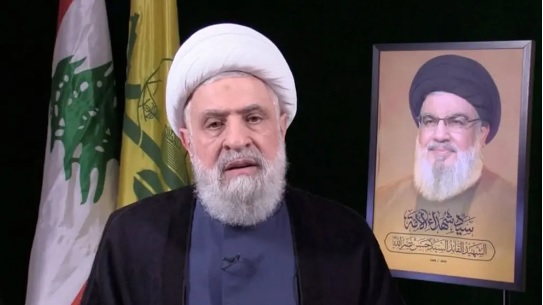 New Hezbollah leader Naim Qassem vows to continue war path against Israel, citing Iran’s unwavering support