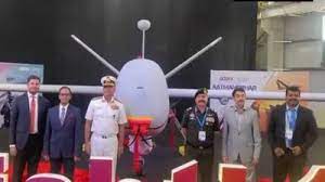 Navy Chief Hari Kumar unveils first indigenously manufactured UAV from Adani Defence &amp; Aerospace