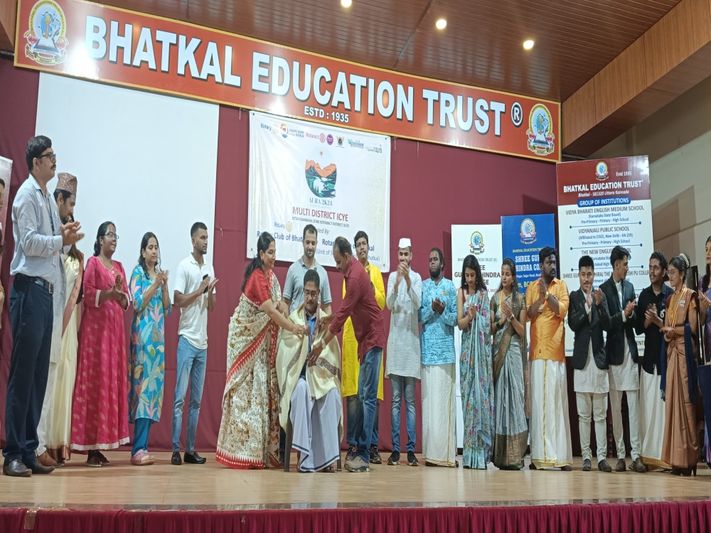 Nazeer Kashimji honored at multi-district youth exchange event in Bhatkal