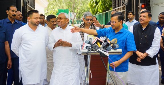 Ordinance row: As Nitish extends support, Kejriwal says defeating bill in RS will be semi-final for 2024 polls