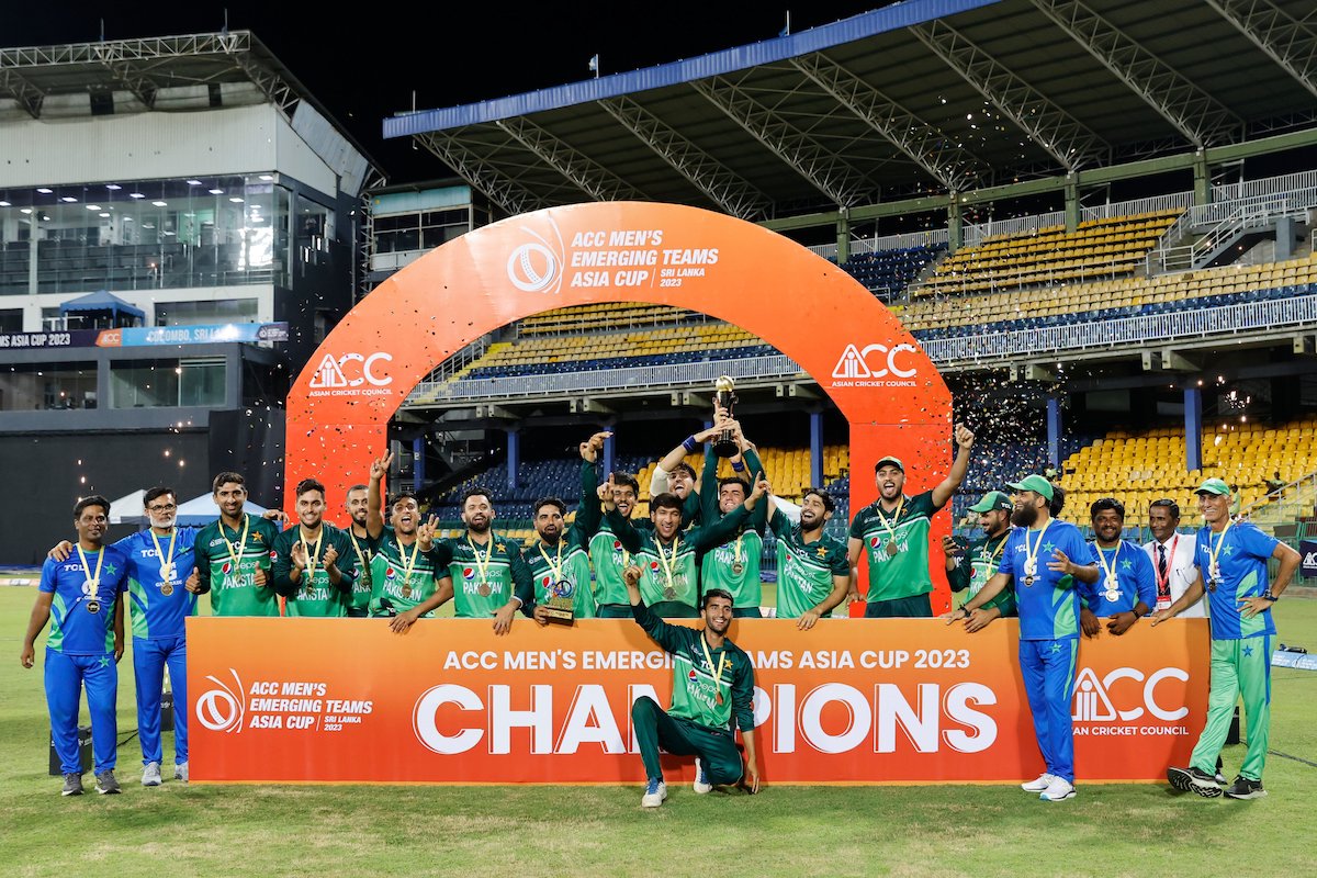 Emerging Teams Asia Cup: Pakistan A humble India A by 128 runs to win title