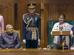 Opposition laments no mention of Manipur violence in President’s speech