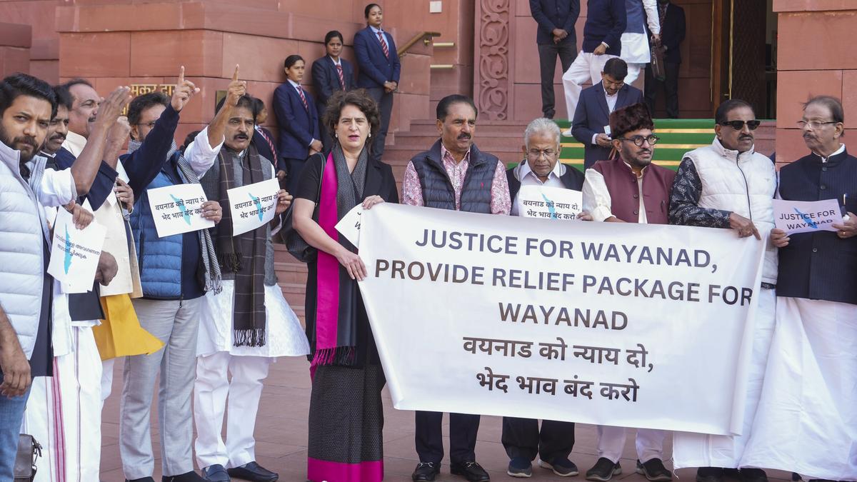 Priyanka Gandhi Criticizes Centre for Ignoring Wayanad's Relief Needs, Accuses It of Political Bias