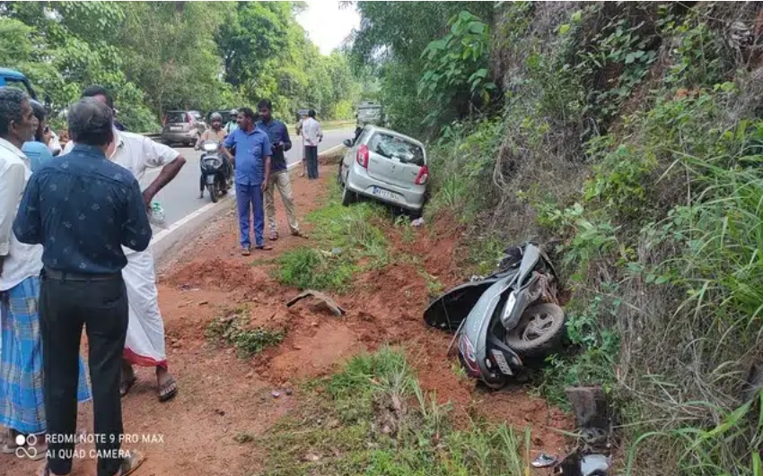 Mangalore: 58-Year-Old Rider Dies in Tragic Collision with Car in Puttur