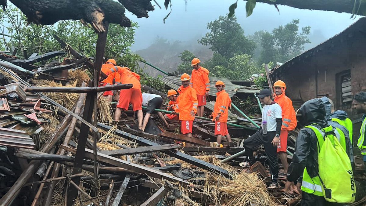 5 dead after landslide at village in Maharashtra's Raigad district