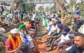 Farmers Squat On Rail Tracks In Punjab As Part Of Rail Roko Protest