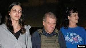 Two American hostages released for 'humanitarian reasons', says Hamas