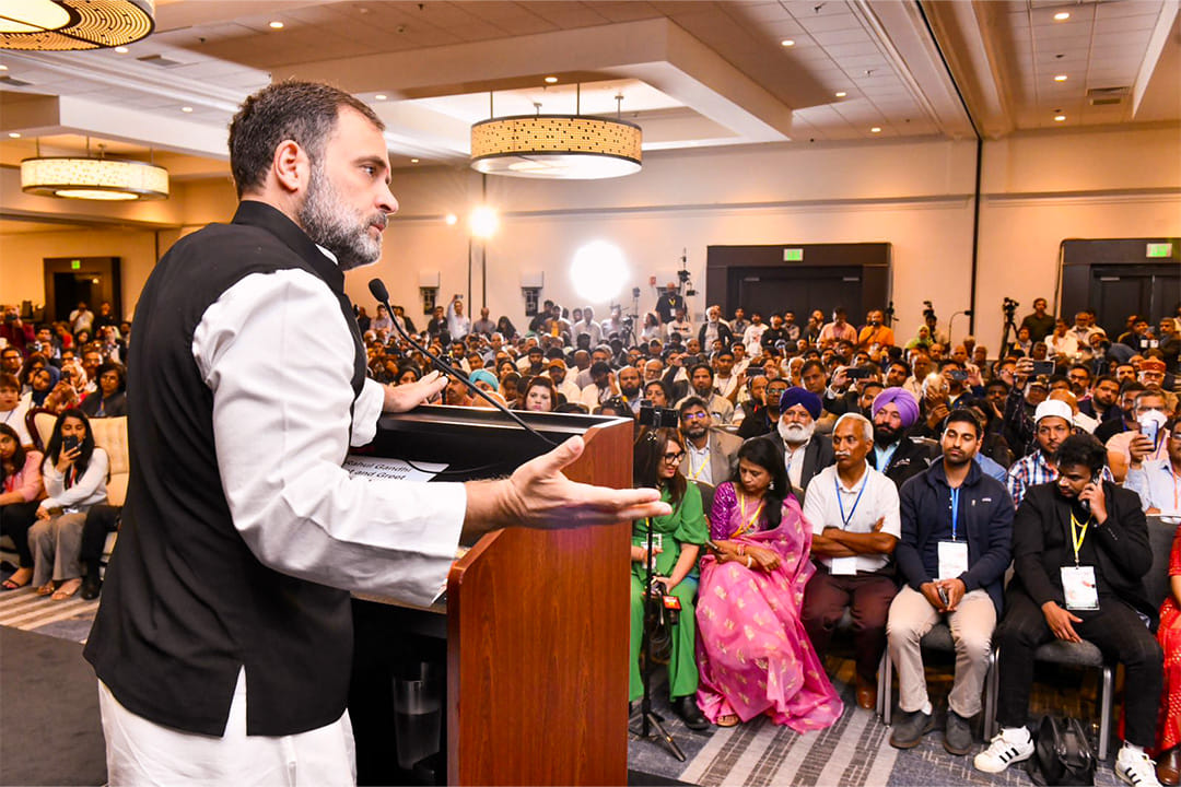 “PM Modi would start explaining to god how universe works”: Rahul Gandhi in US