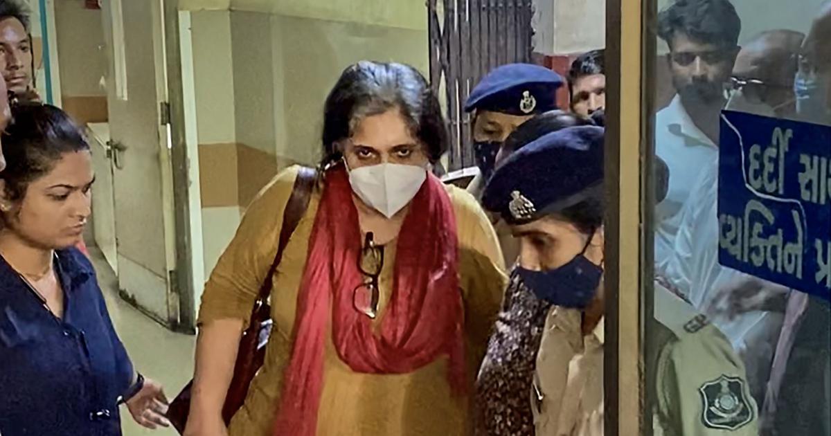 Fabrication of evidence case: Gujarat govt opposes discharge plea of Teesta Setalvad