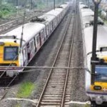 Heavy rains halt train services on Mumbai suburban line