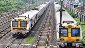 Heavy rains halt train services on Mumbai suburban line