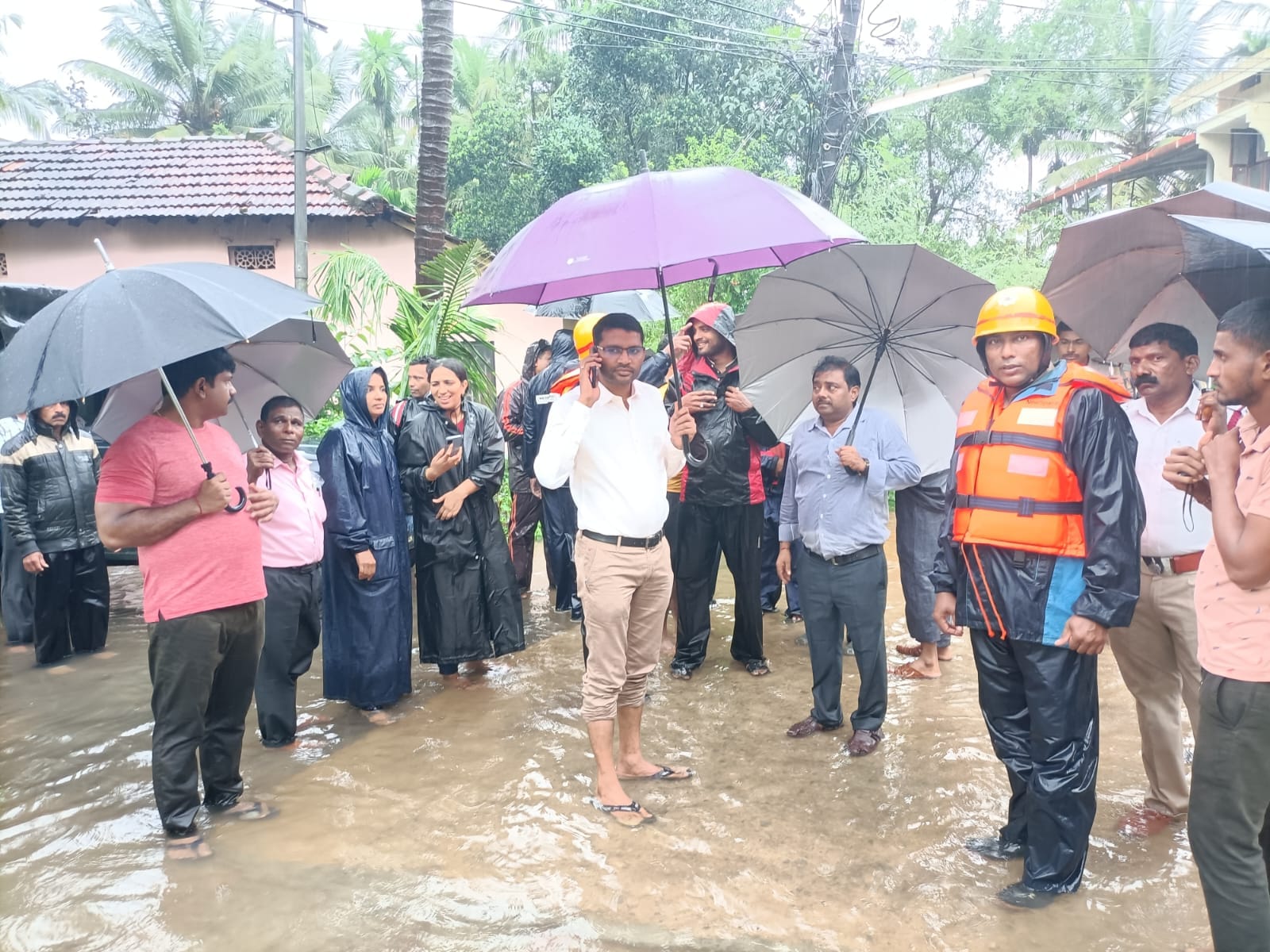 Udupi: DC Kurma Rao Surveys flood-affected areas