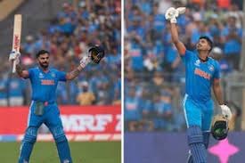 ICC CWC 2023: Virat, Iyer smash record-breaking tons, help India post 397/4 against New Zealand in semis