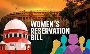 SC to hear on Jan 22 plea of Cong leader seeking implementation of women’s reservation bill