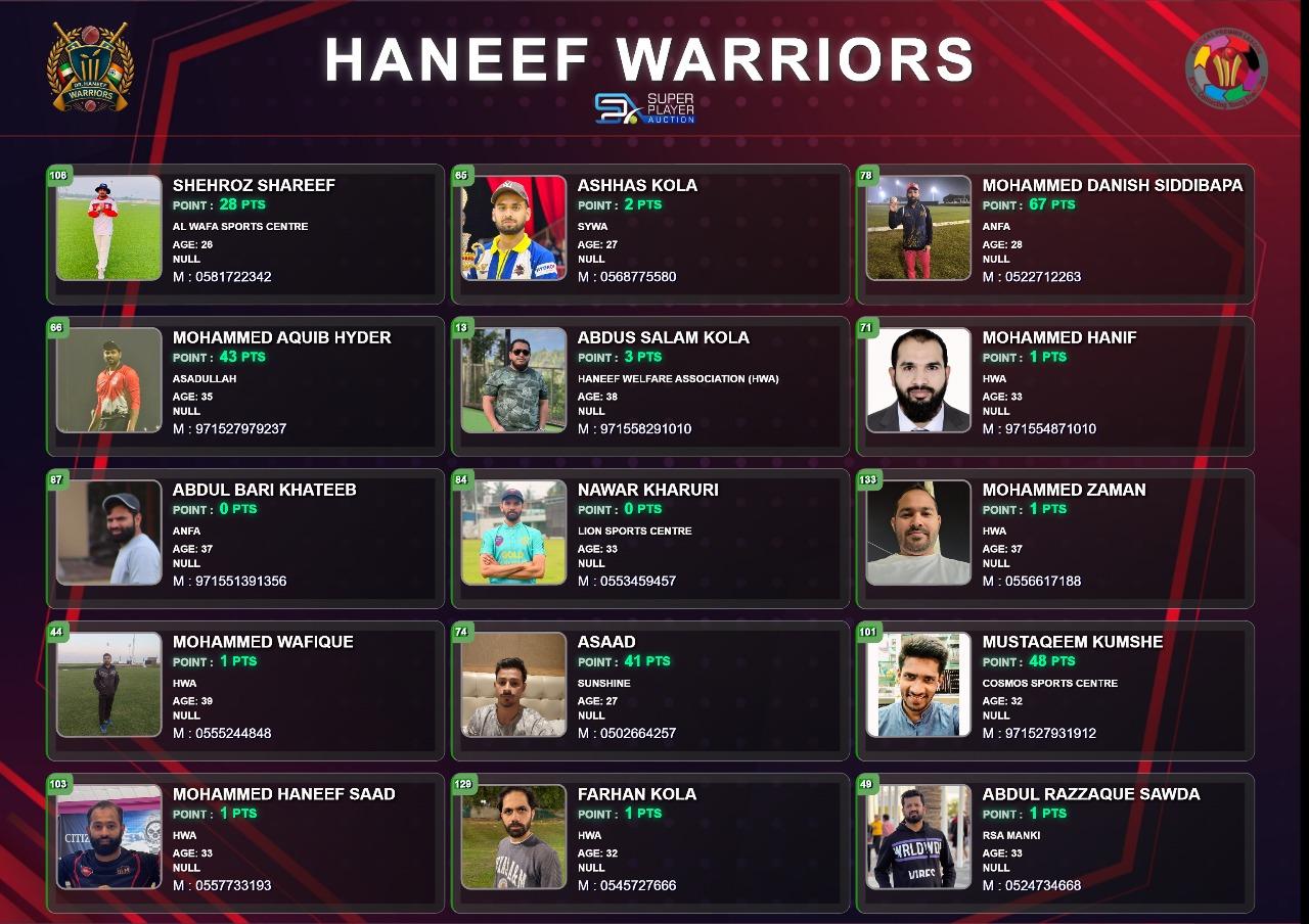 haneef-warriors