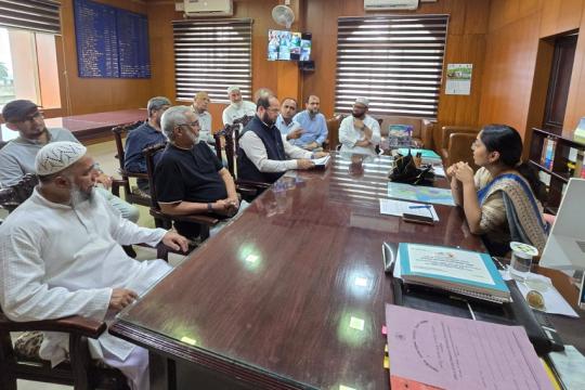 Rabita Society Delegation Meets Karwar DC and SP to Discuss Bhatkal Issues