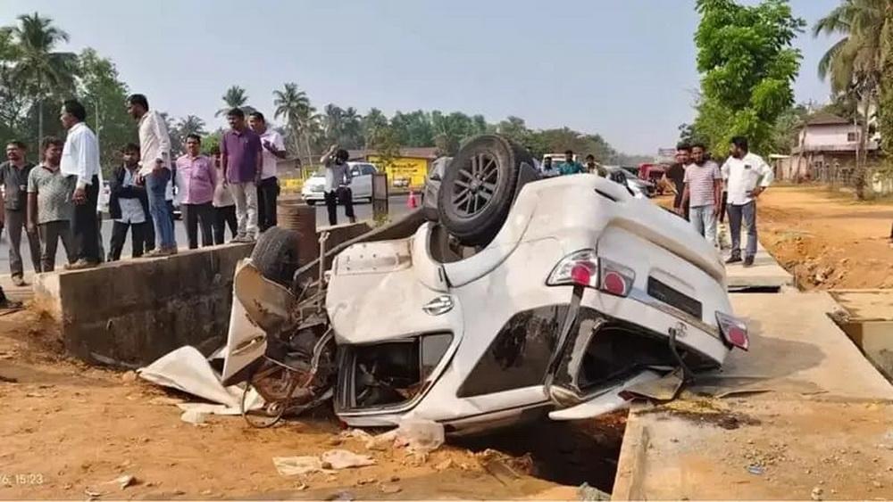 Six Pune students seriously injured as car overturns on Kundapur highway