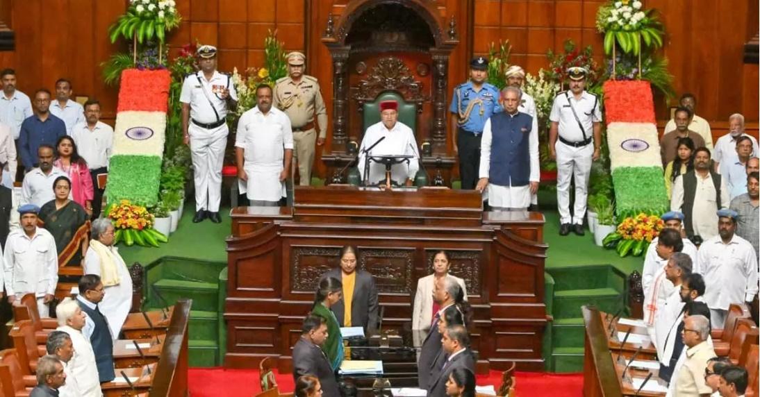 Government–Governor standoff in Karnataka as Gehlot skips cabinet address, exits House