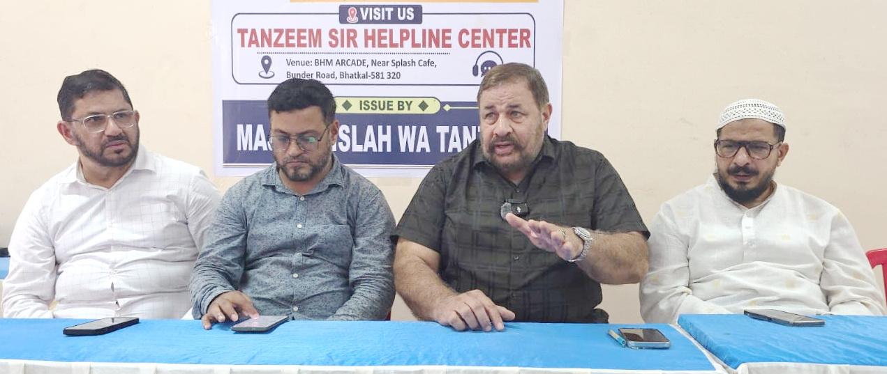 Bhatkal Tanzeem urges voters to complete pending SIR forms as 25,000 remain unsubmitted