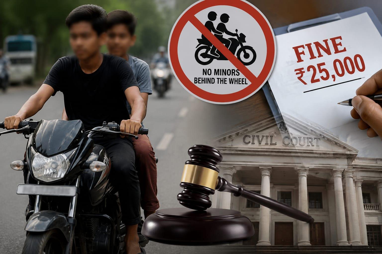 Bhatkal: Action continues against allowing minors to ride bikes, Two owners fined ₹25,000 each