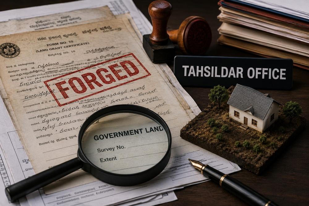 Forged land records allegedly used in bid to grab government land in Bhatkal