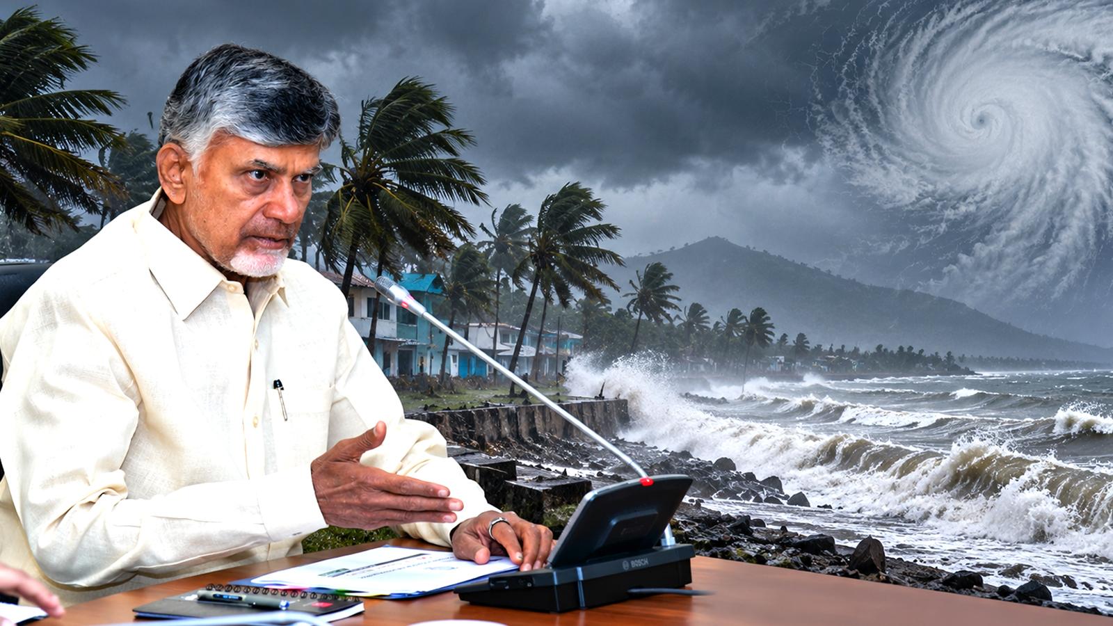 Andhra CM Naidu orders 24/7 vigilance as Cyclone Arnab approaches state