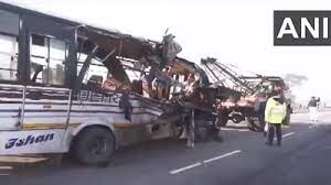 12 dead, 30 injured in bus-truck collision in Assam’s Golaghat