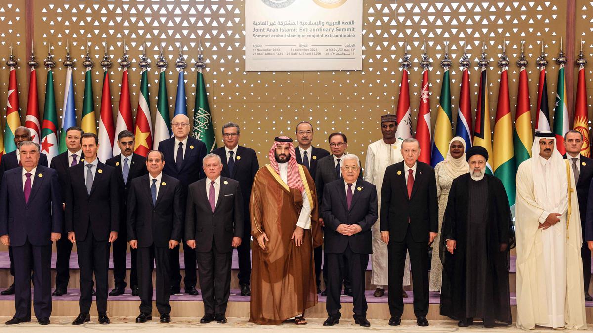 Middle East leaders slam Israel at Saudi-hosted summit on Gaza