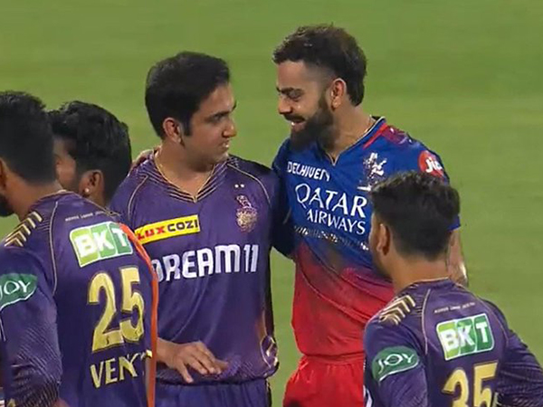 IPL 2024: Kohli, Gambhir hug each other during RCB's clash against KKR; video goes viral