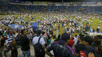 12 killed in stampede at football stadium in El Salvador