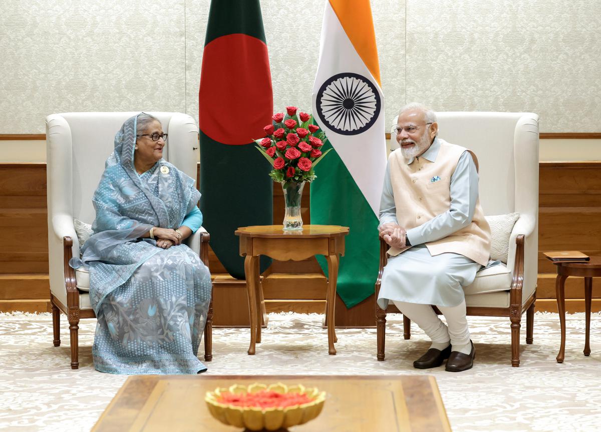 'Progress gladdening': PM Modi, Sheikh Hasina hold talks on diversifying India-Bangladesh ties