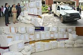 K’taka Police seize 1,500 kg ganja worth Rs 12 cr, arrest MBA graduate