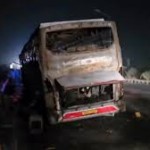 Eight killed, more than 20 injured as bus catches fire in Haryana's Nuh