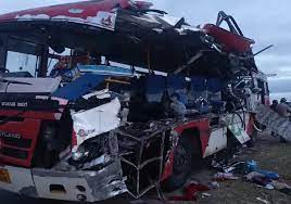 Four killed in truck-bus collision in Chitradurga