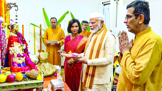 Chandrachud-modi-pooja