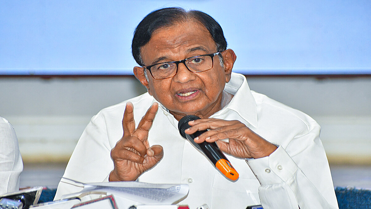 Manipur: Chidambaram slams BJP for comparing Manipur with Rajasthan, West Bengal