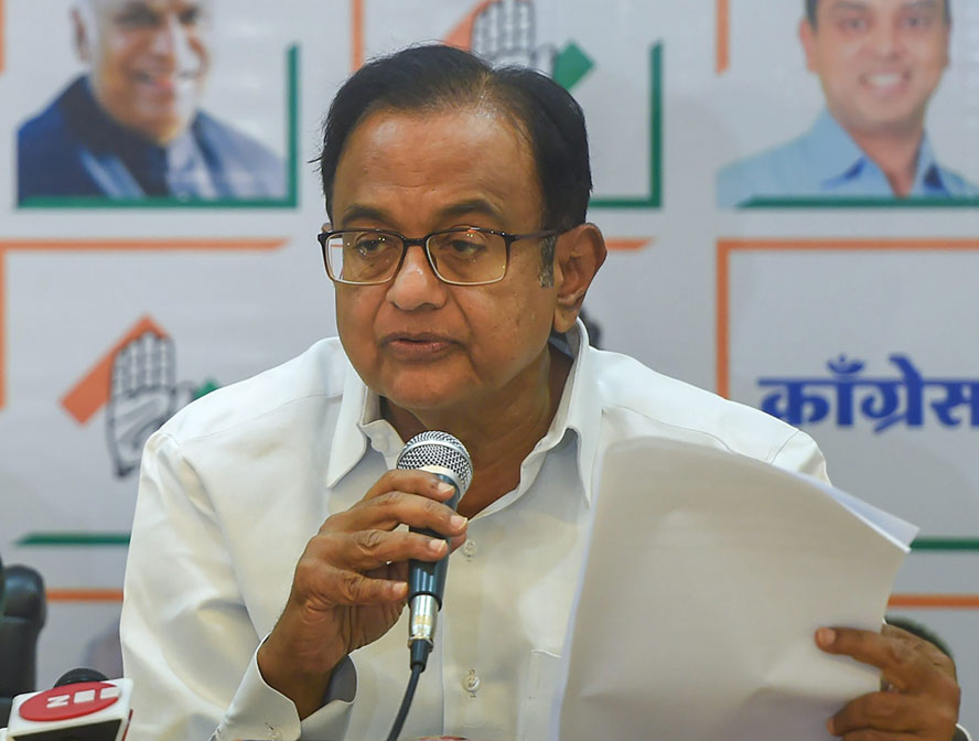 Chidambaram to head Congress's Manifesto Committee for 2024 Lok Sabha polls