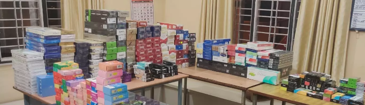 Mangaluru: Four people arrested for selling banned e-cigarettes and foreign cigarettes