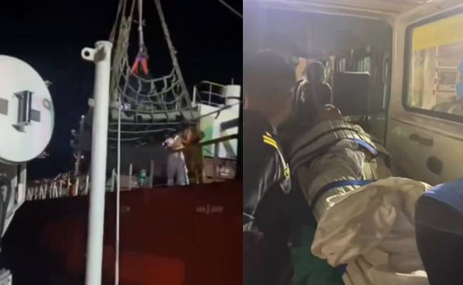 Coast Guard saves mariner in distress off New Mangalore Port