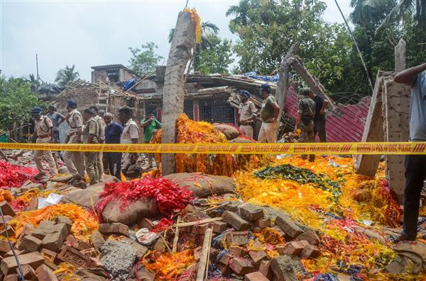 West Bengal: Six killed in blast at illegal firecracker factory; BJP demands NIA probe