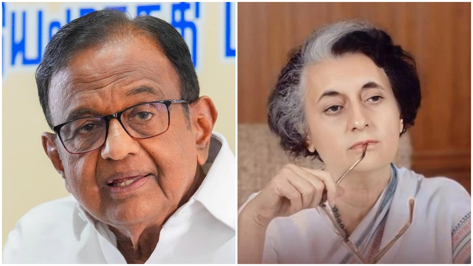 Chidambaram says Indira Gandhi paid with her life for the 'mistake' of Operation Blue Star