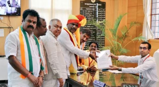 D K Suresh, only incumbent MP from Karnataka, files nomination from Bangalore Rural