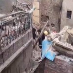 House collapse in Bapa Nagar, Central Delhi:  several occupants feared trapped amid injuries