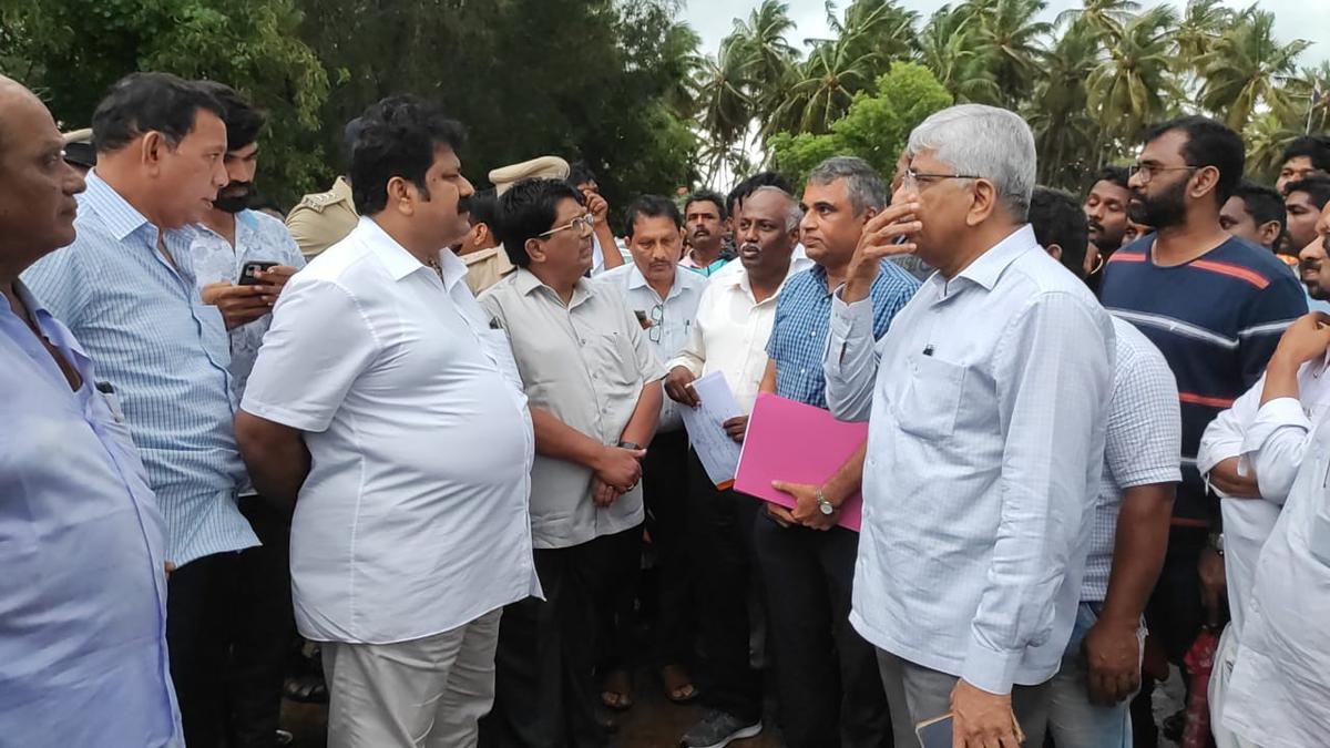 Minister Vaidya Calls for Permanent Solution to Sea Erosion