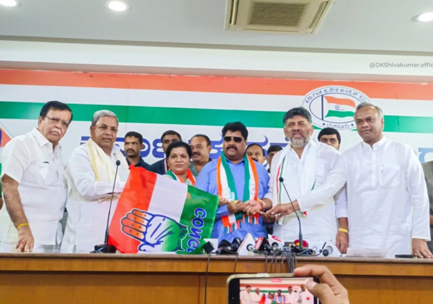 Former Kumta MLA Sharada Shetty rejoins Congress ahead of Lok Sabha polls