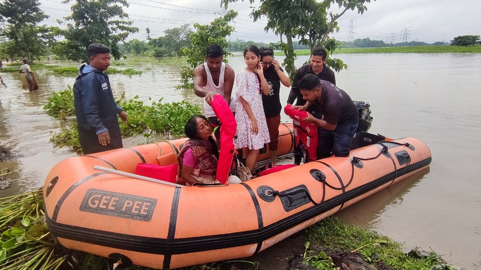 Flood situation remains grim in Assam, over 3.5 lakh people in 11 districts affected