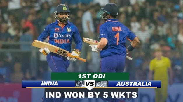 Rahul &amp; Shami guide India to five-wicket win against Australia in ODI opener